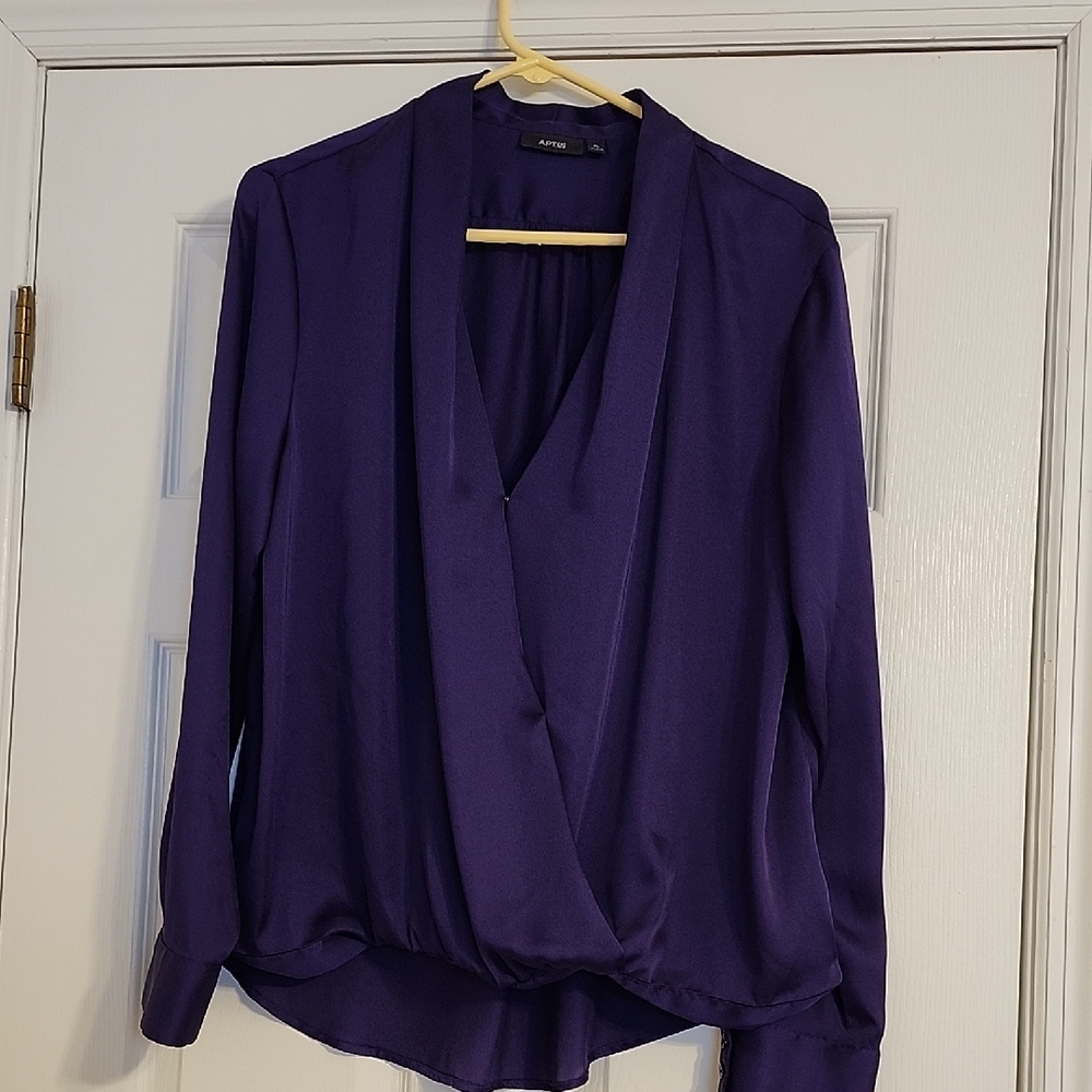 Apt. 9 Elegant Purple Blouse